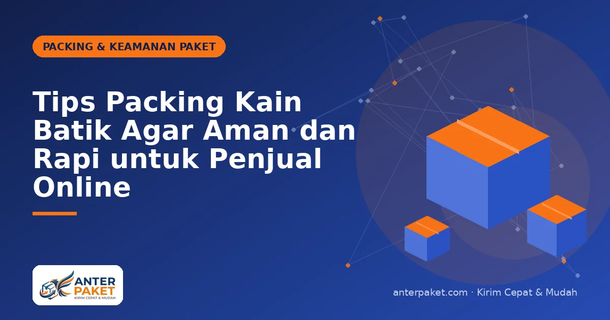 Tips Packing Kain Batik Agar Aman dan Rapi untuk Penjual Online